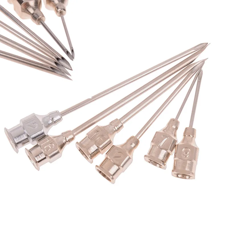 

10pcs Dia 0.16cm NO.5 Stainless Steel Syringe Dispensing Blunt Needle Tip Pin Adhesive Wholesale