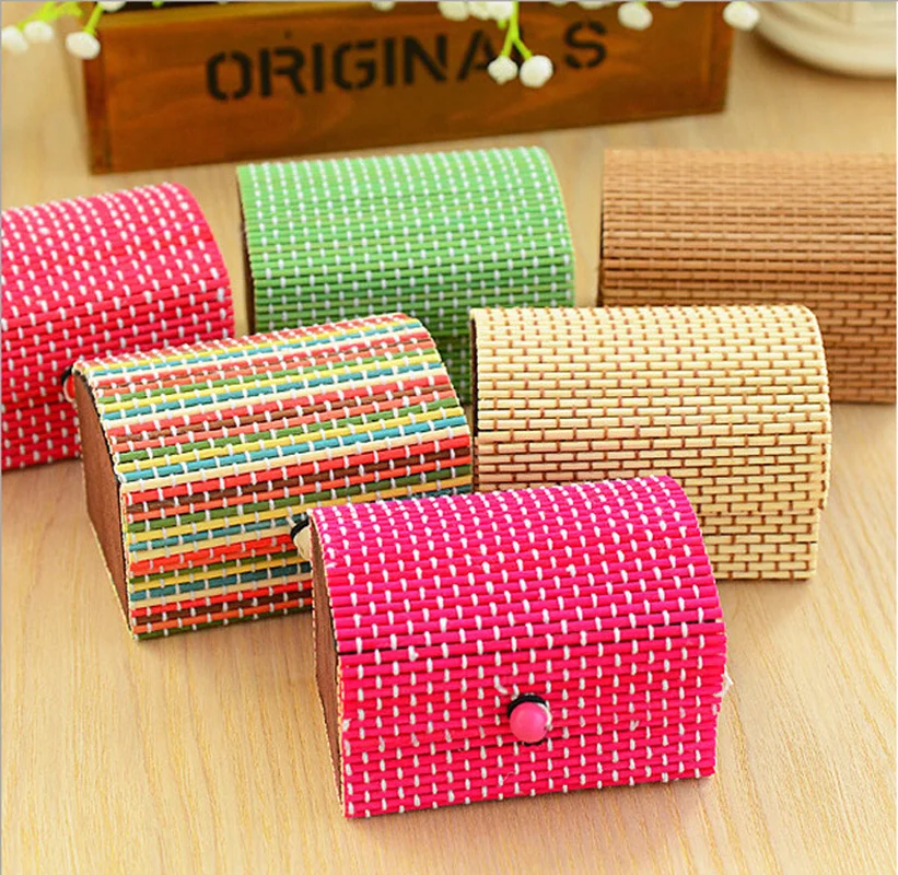 Jewelry Organizer Storage Box Bamboo Packaging Boxes Bead/Earings/Rings/Makeup/Necklace/Bracelet Gift Box