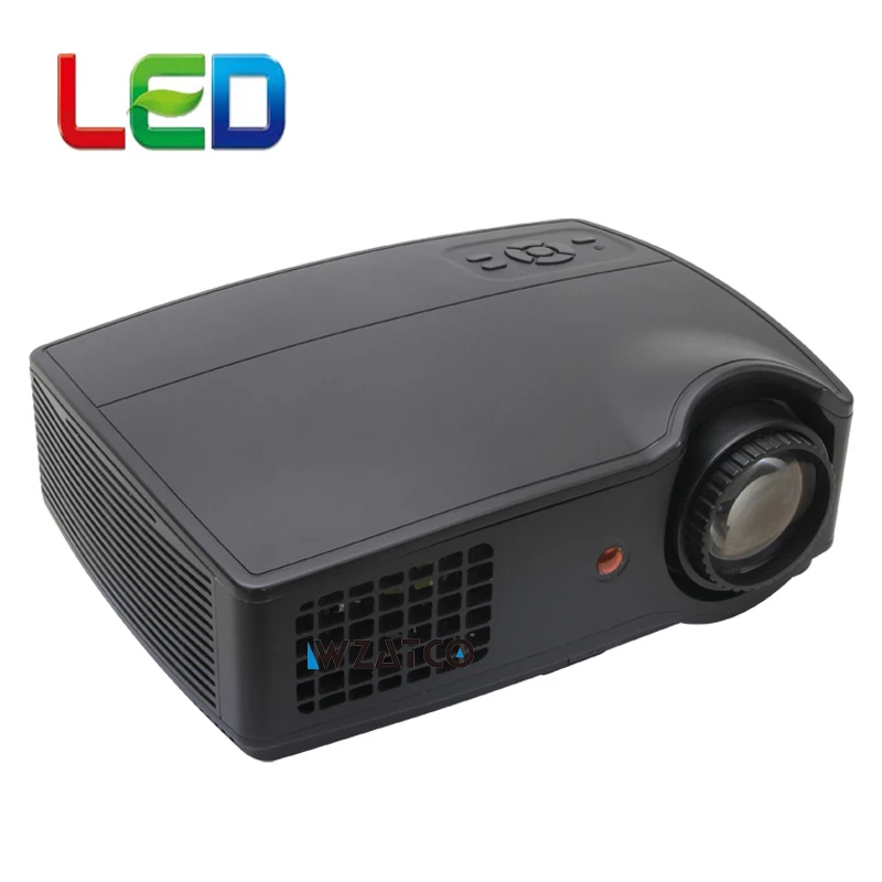 WZATCO CT228 LED HD Projector 4500 Lumens Beamer 1280 800 LCD Projector Full HD Video Home