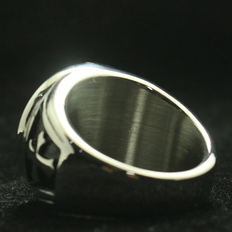 Мужское серебряное кольцо 316L из нержавеющей стали с крутым крестом от Святого Майкла, новое