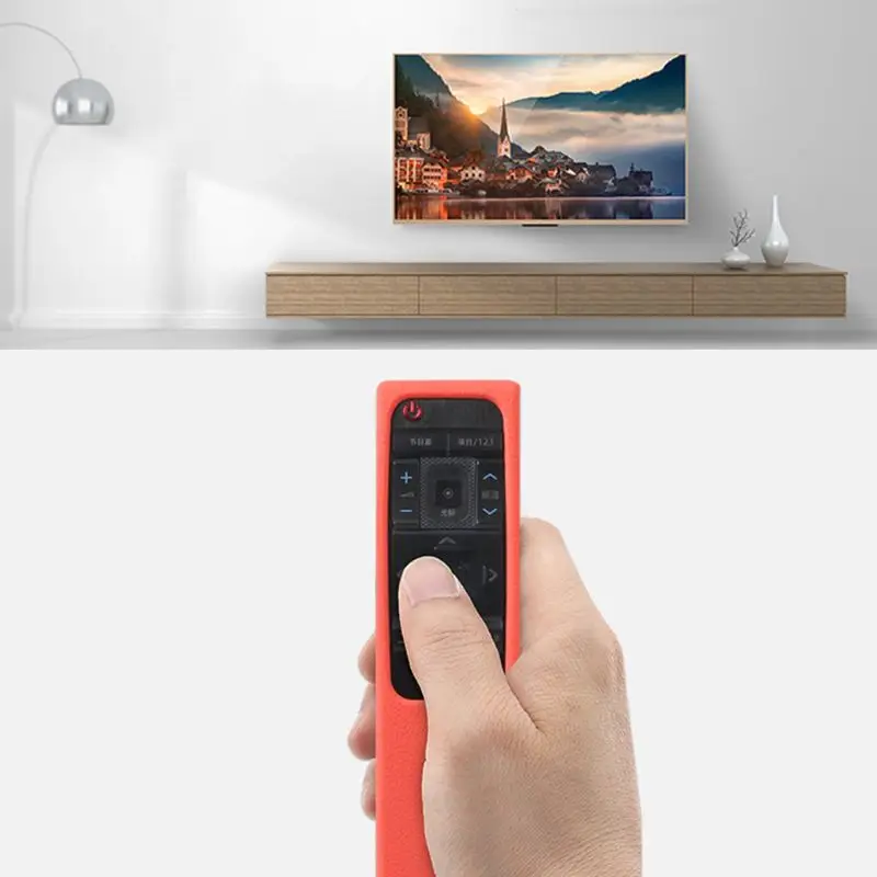 

Remote Control Case Controller Silicone Cover Shockproof Protector Washable Skin for Samsung BN59-01220G UA65JU6800J LED LCD TV