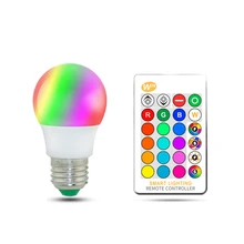 Magic RGB LED Light Bulb AC85-265V Smart Lighting Lamp Color Change Dimmable With IR Remote Controller 5W 10W 15W