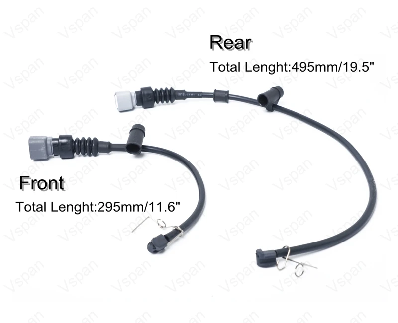 Brake Pad Wear Sensor Indicator Front & Rear(9)