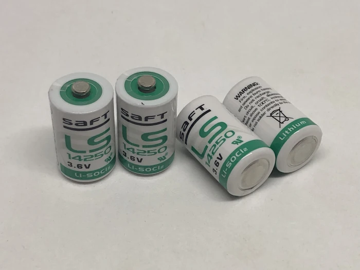 100 шт./лот САФТ LS14250 AA 3,6 V 900 мА/ч, Тионилхлорид низкая степень самостоятельной-расходуемая литиевая батарея батареи для ПЛК-устройств