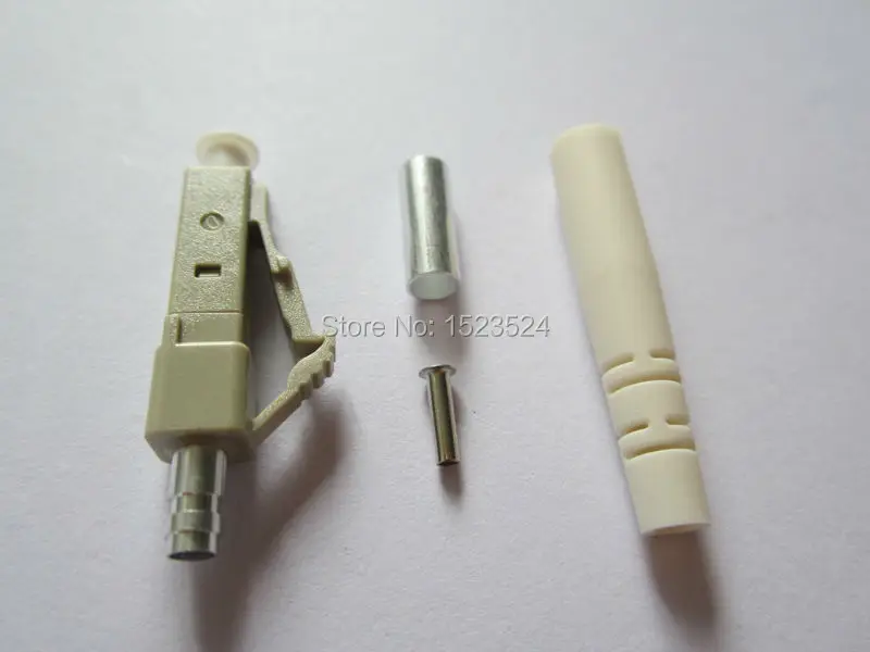 

100pcs/lot 3.0mm LC/UPC Polish Multimode Simplex Fiber Optic Connector with Zirconia Ferrule