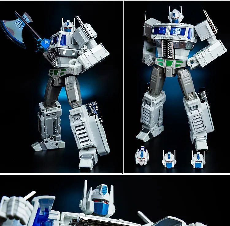 Figura de Ação Modelo Transformação g1 Robô Brinquedo Metal Liga op Mp10v Comandante Diecast Coleção Voyager Presente 18cm Kbb Mp10 ko 19 gift collection