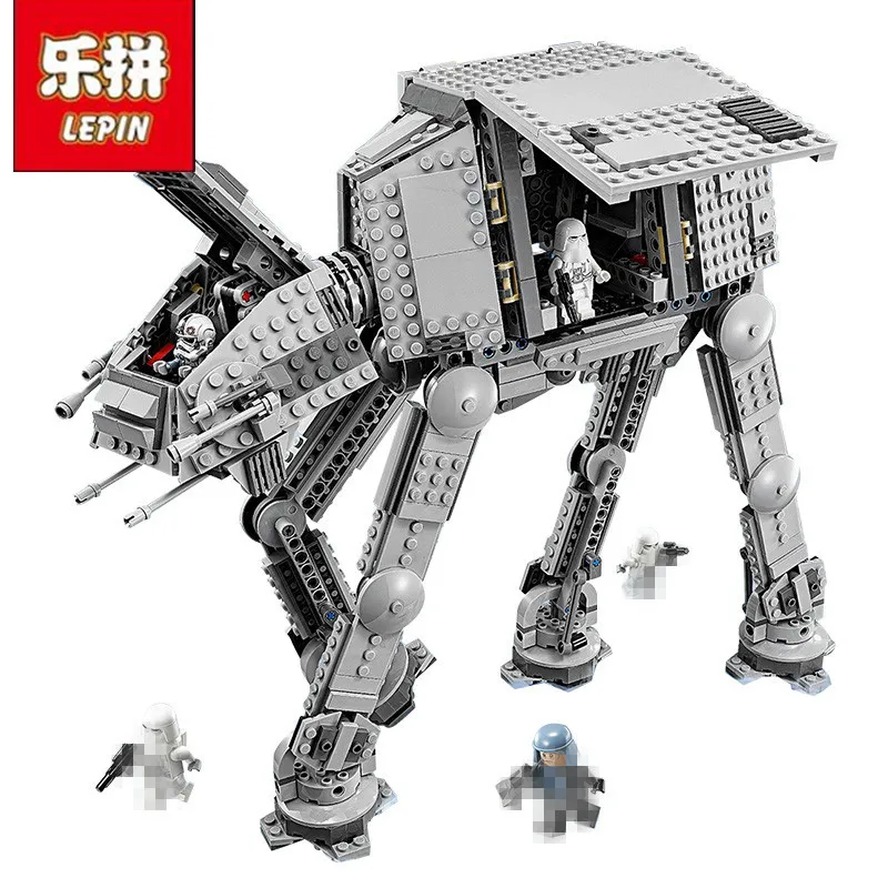

Lepin 05051 05130 05050 StarWar Force Awaken The AT-AT Transportation Armored Robot Educational Building Blocks Bricks 75054
