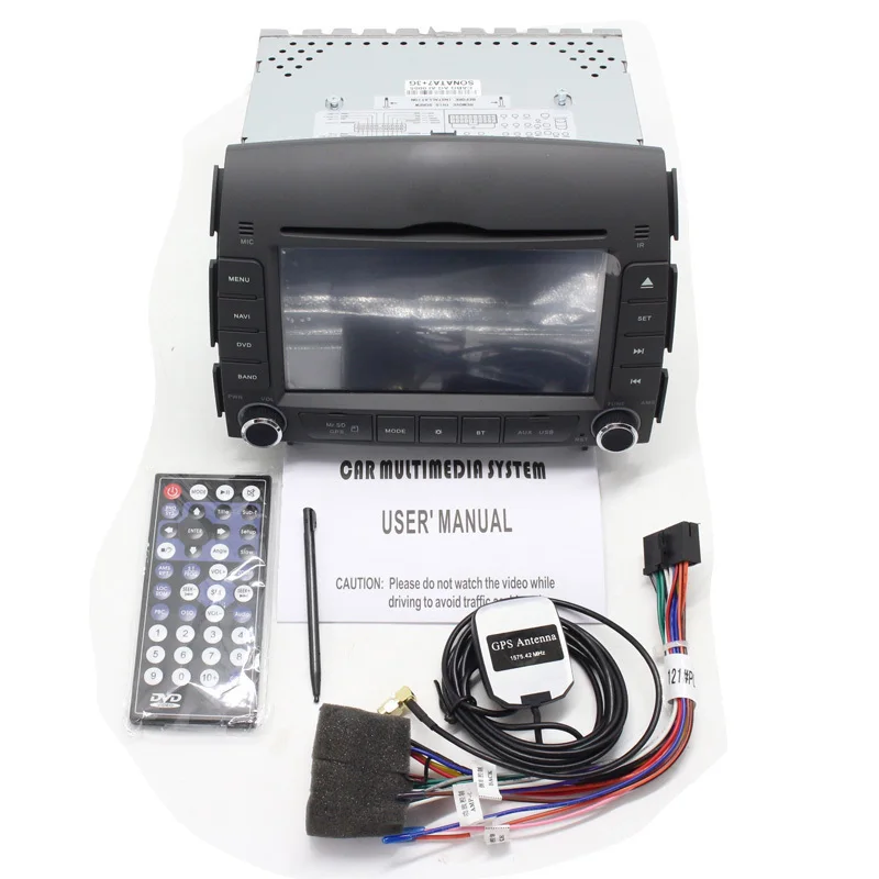 Perfect 2 Din 7" Car GPS DVD player For Hyundai sonata NF 2004 2005 2006 2007 2008 3G/Wifi USB port Radio RDS Ipod TV BT Navigation Maps 2
