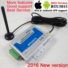 Free shipping with Post mail RTU5015 GSM Gate Door Opener Operator with SMS Remote Control Alarm 1 Output/2 Inputs