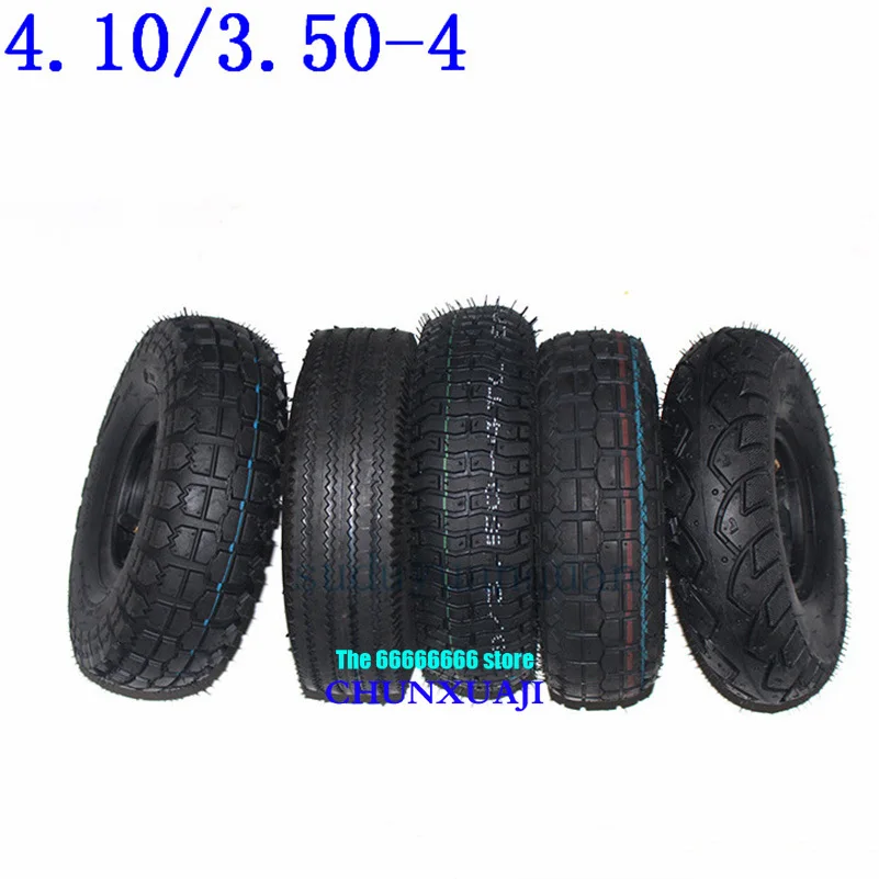 Tyre size 4.10/3.50-4 410-4 350-4 for ATV Quad Go Kart 47cc 49cc Electric Scooter 410/350-4 4.10-4 3.50-4 Wheelbarrow tires