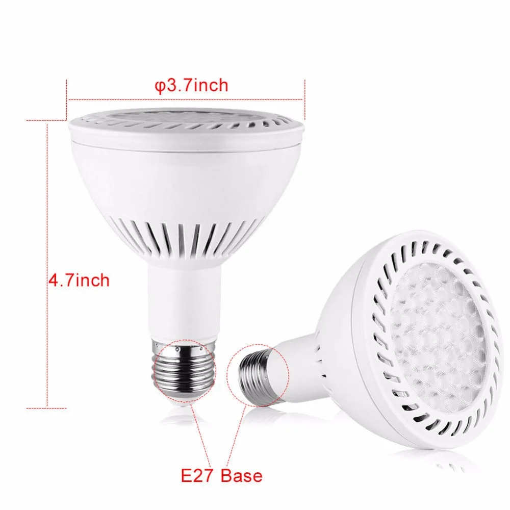 PAR30 светодиодный Лампа накаливания 350 Вт Замена 36 Вт E27 Средний база 2700 k 4000 k 6000 K белый