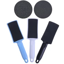 1 шт пятка пилочка для ног терка для ног Педикюр удалитель роскошный нержавеющая сталь скраб для ног маникюрные инструменты для ногтей случайный