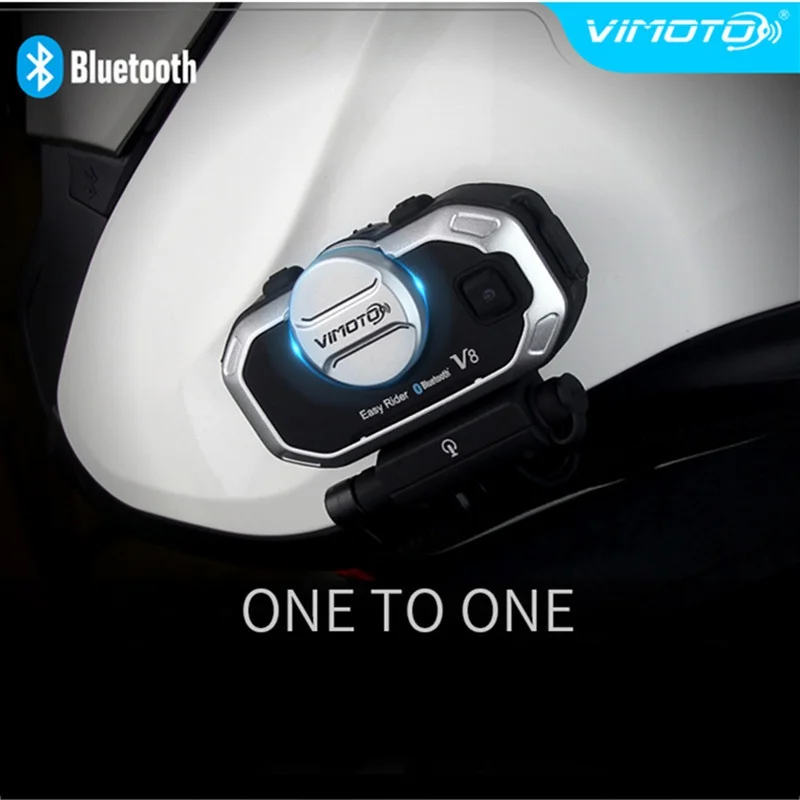 

V8 Helmet Bluetooth Headset Intercom Motorcycle Stereo Headphones Communication Interphone