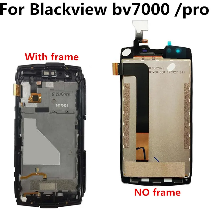 

bv7000 LCD For Blackview bv7000 pro LCD Display+ Touch Screen with frame Digitizer Assembly Repair for Blackview bv7000 pro