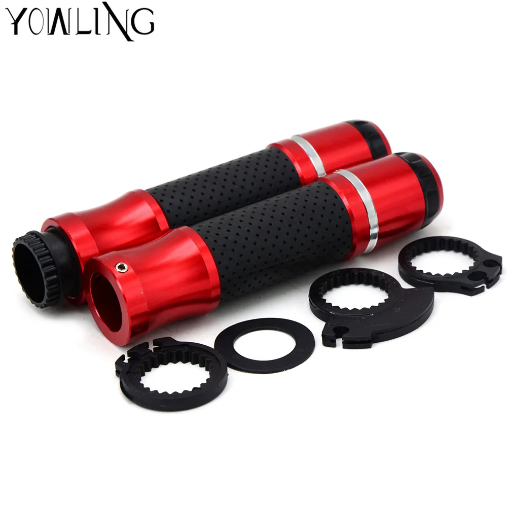 Motorcycle 7/8" 22MM CNC Motorcycle Handlebar Grips Handle Bar Grip End Cap Plug For Suzuki GSX-R 600 750 1000 K4 K5 K6 K7 K8 K9 K10 K11