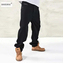 Autumn Winter Big Size Pants Man Plus Size 44 46 Hip Hop Baggy Pants Men’s Male Leisure Trousers Fashion Design Menswear