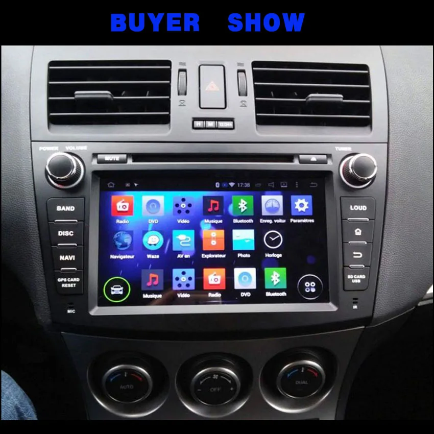 Sale KANOR Octa Core Android 9.0 4+32g 2din Car Radio For Mazda 3 2010-2012 With Multimedia GPS Navigator WIFI Radio Cassette Recorde 1