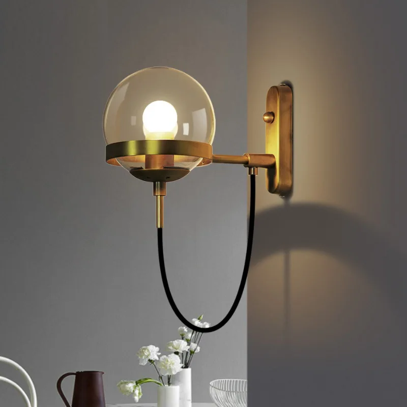  Nordic Wall lamps Modern sconce wall light fixture Stairway LED Light In Post-modern Rustic Antique - 33001318186