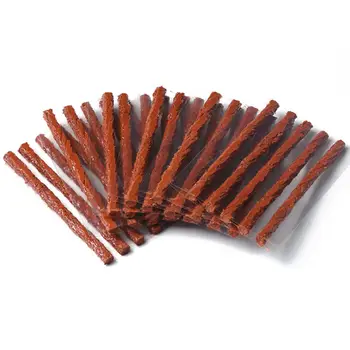 

Flat Tire Plug Puncture Repair Strings Tyre Repair Rubber Sealing Strip 8 inch Extra Length 25PCS Flat Tire Plug String