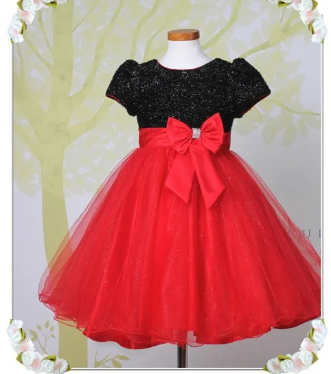 black and red frock