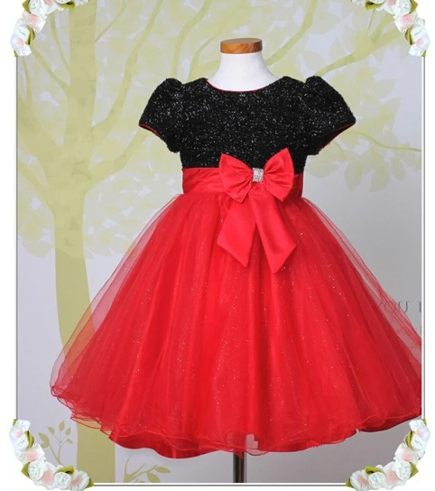 red black frock