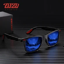 20/20 Марка Классические Поляризованные Солнцезащитные Очки Мужчины Женщины Вождение мужские Квадратная Рамка Солнцезащитные Очки Мужской Очки UV400 Gafas PL344