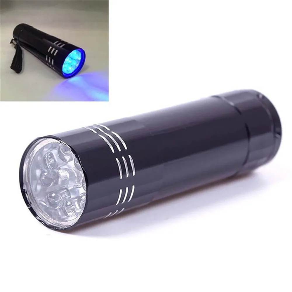 UV LED Flashlights Portable Tactical Torch Lamp Mini Aluminum UV Ultra
