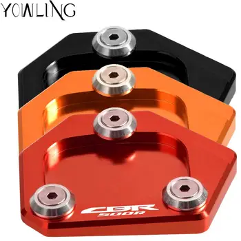 

Motorcycle Accessories CNC Aluminum Side Kickstand Stand Extension Plate Foot Enlarge for honda cbr500r cbr 500r 2013 2014 2015