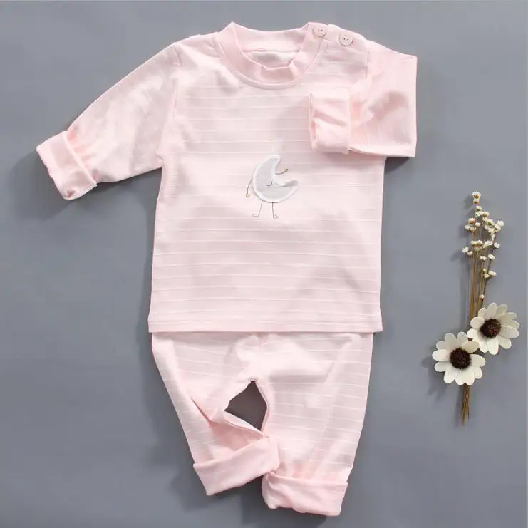 newborn pajamas Girls sleepwear 100 cotton clothing set Spring Autumn