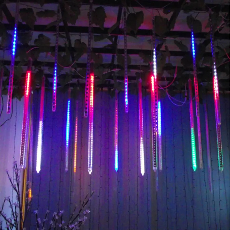 30CM 50CM 110V 220V Meteor Shower Rain Tubes LED Christmas Light Wedding Party Garden Xmas String Light Outdoor Holiday Lighting
