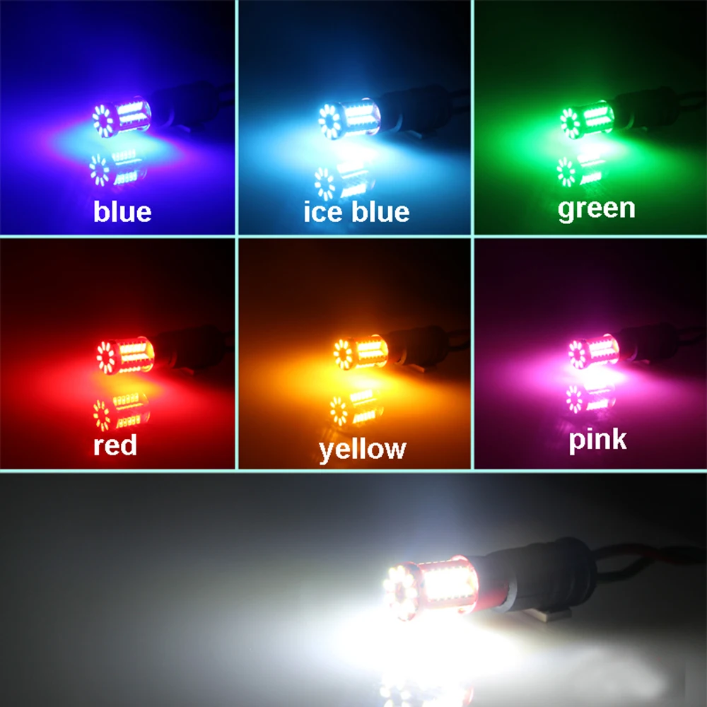 YSY 4 шт. T11 T4W W6W H6W BA9S 3014 57SMD Canbus LED без ошибок Led клиновидная дверь лампа для чтения