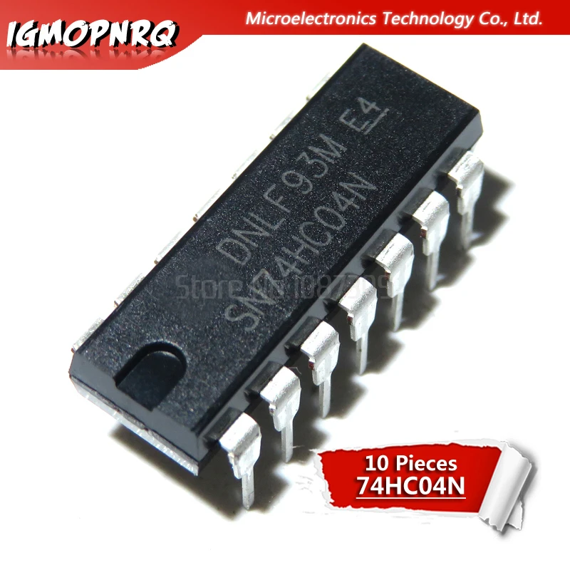

10pcs SN74HC04N 74HC04 SN74HC04 DIP-14 Inverters Hex new original