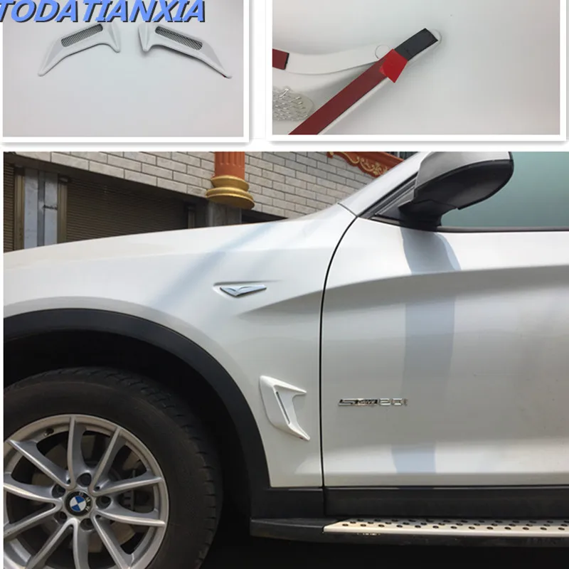 

Car Shark Gills Sticker Accessories for kia rio 4 toyota corolla 2008 ix35 skoda yeti lancer 9 volvo xc90 subaru forester kia