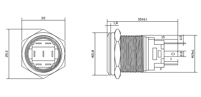 19mm drawing
