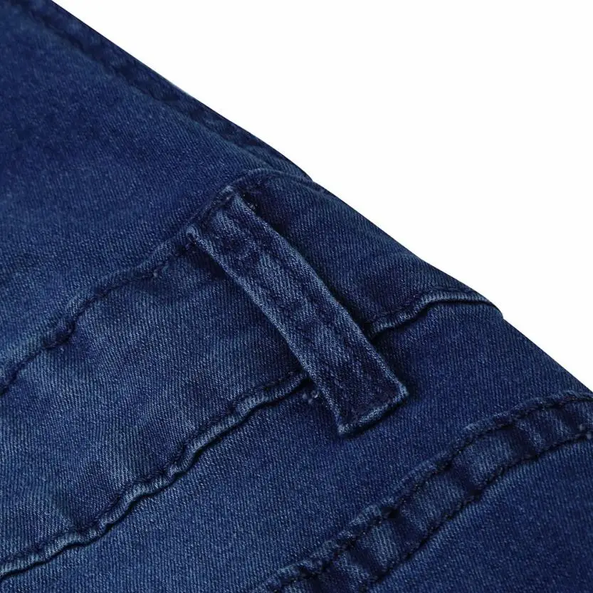 Feitong Глория+ джинсы джинсовые комбинезоны Демисезонный Повседневный рваный комбинезон, брюки, джинсы vakantie халат fleuries# A40
