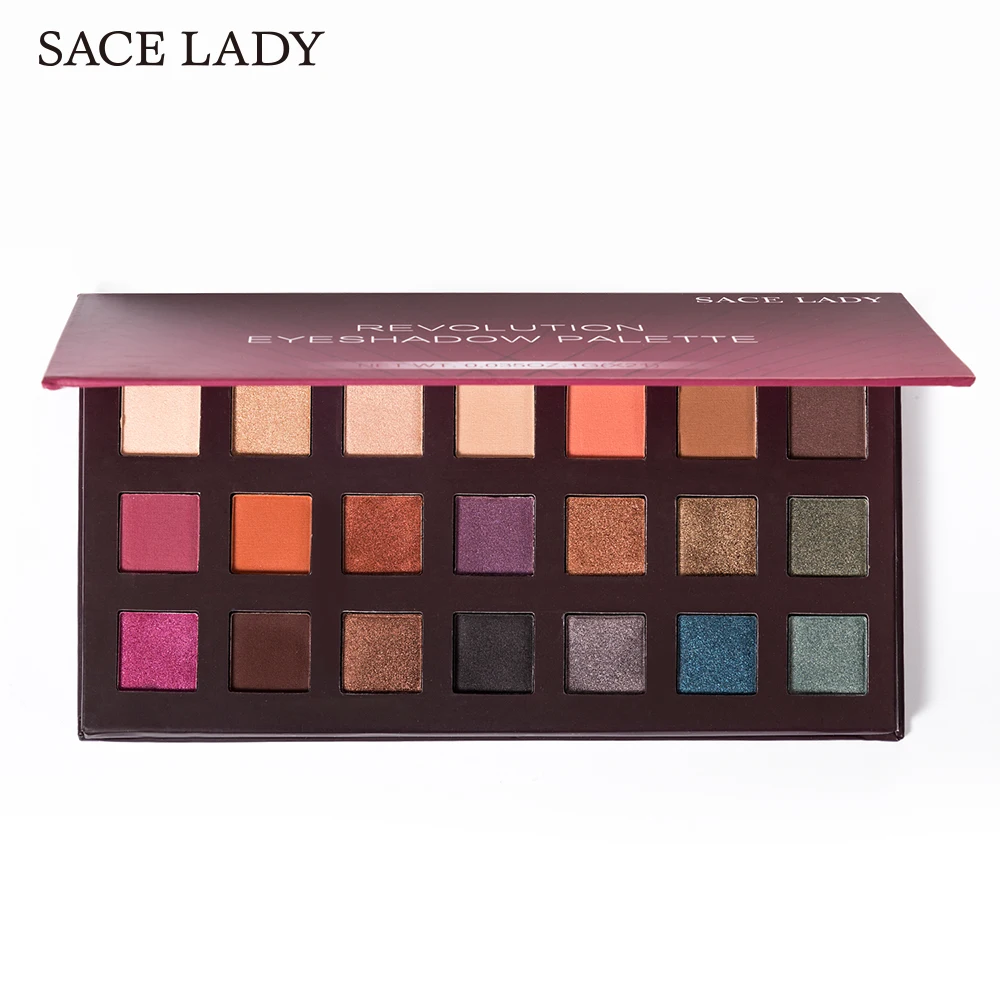 

SACE LADY 21 Colors Glitter Eyeshadow Palette Makeup Matte Eye Shadow Make Up Professional Shimmer Pigmented Natural Cosmetic