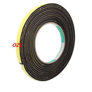 

4M 8mm x 3mm Single-side Adhesive Shockproof Sponge Tape Yellow Black