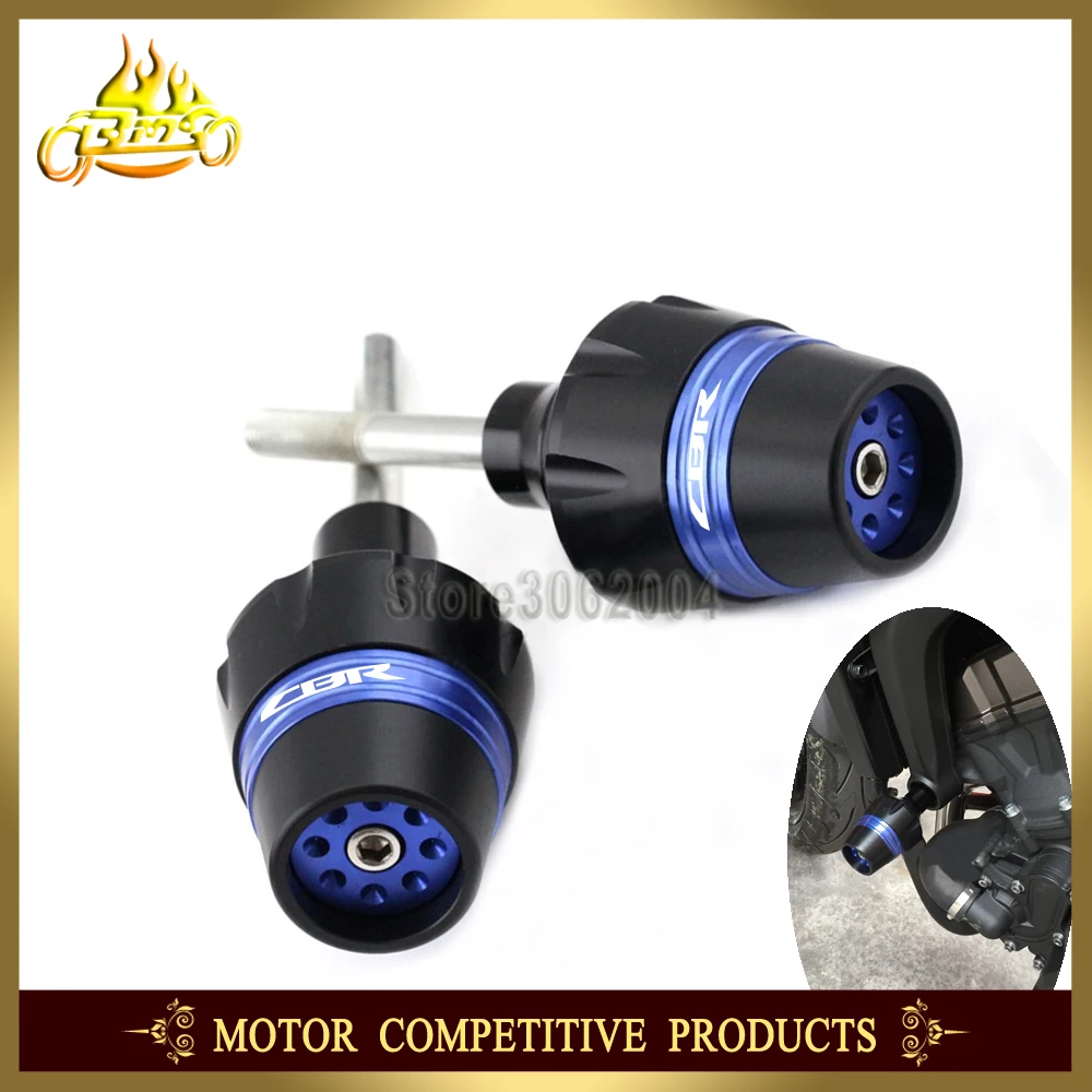 

Frame Slider Crash Protector Bobbins Falling Protection Motorcycle For HONDA CBR 650F CBR650F CBR650 F 2014-2017 2016 2015 CNC