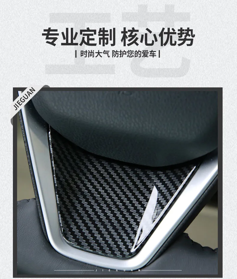 Car Styling Steering Wheel Decoration For Toyota Camry 2017 2018 Interior Accessories