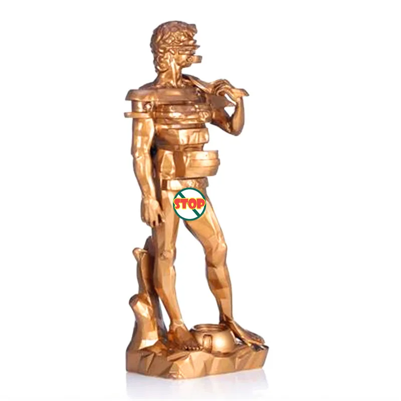

David Michelangelo Full-Length Portrait Modern Abstraction Statue Creative Colophony Crafts Living Room Decoration G1014