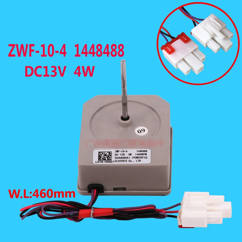1 шт. для Hisense вентилятор двигателя ZWF 10 4 1448488 DC13V части холодильника|Детали