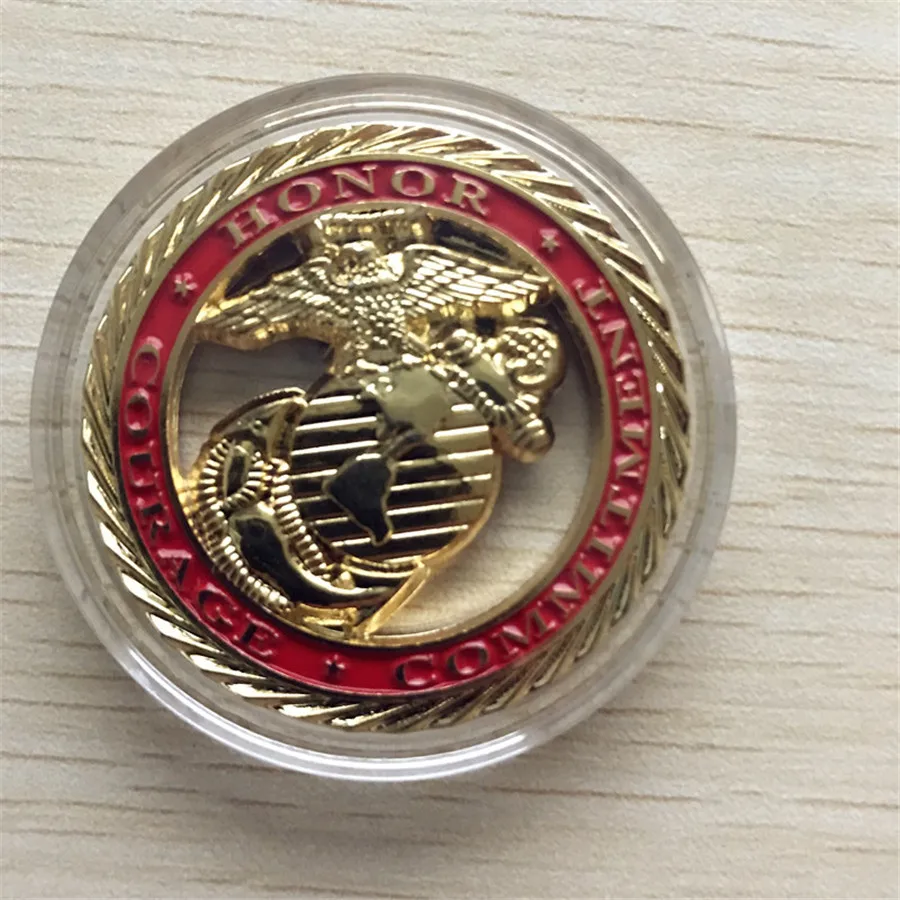 USMC США морской корпус основные ценности наградная монета s памятные коллекционные монеты, 30 шт./партия