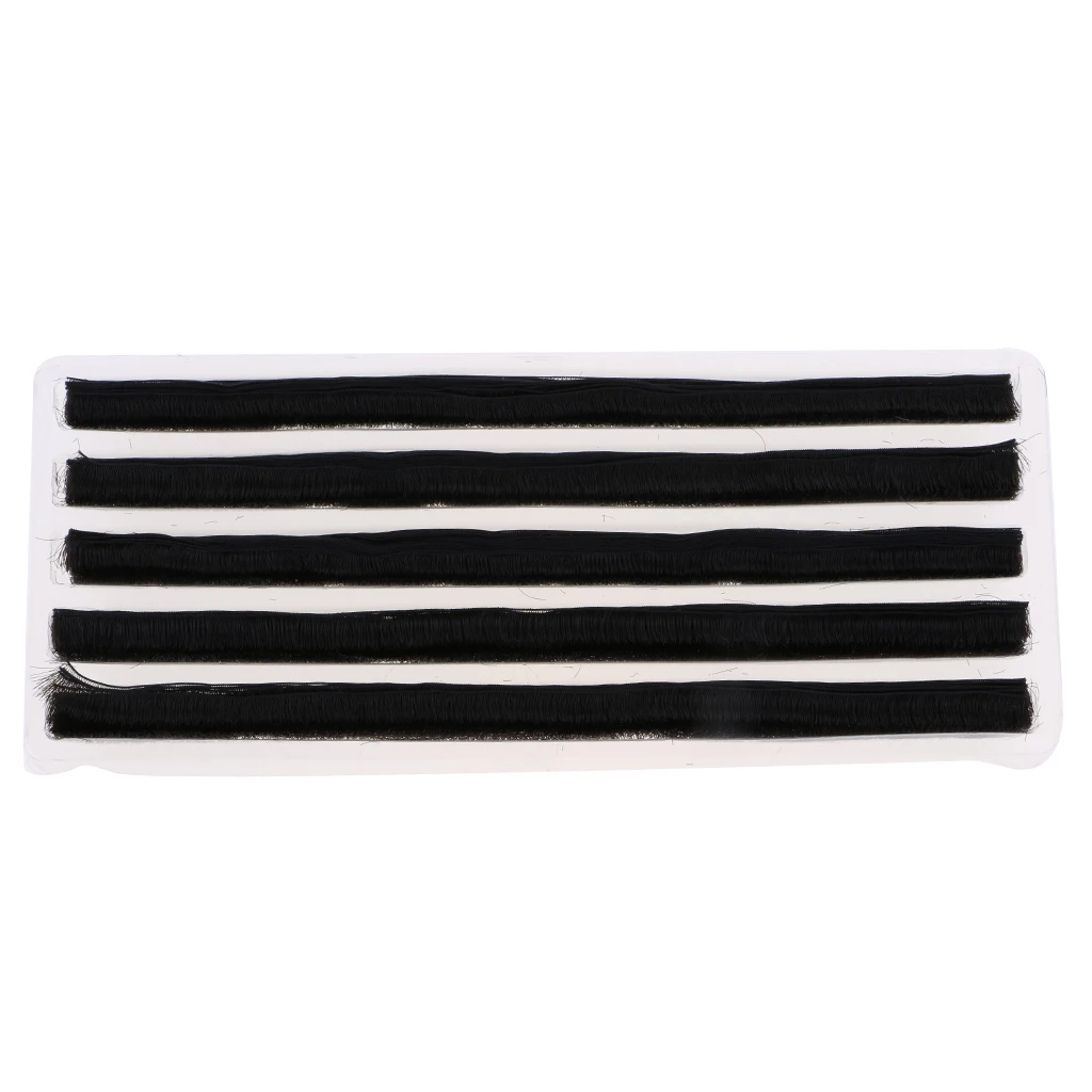 200Pcs Soft Plastic False Eyelashes Eyelash Strips for BJD Baby Dolls Eye Make up 200*8mm Various Colored