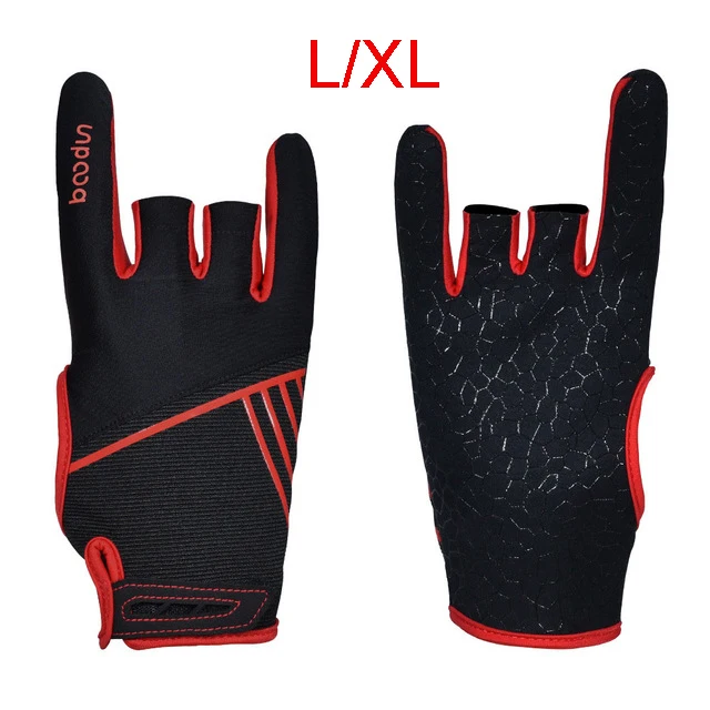 Red L-XL Кроссовки 1 пара для мужчин и женщин, перчатки для боулинга, Нескользящие мягкие спортивные перчатки для боулинга, перчатки для боулинга, варежки для боулинга, Аксессуары Для Боулинга - Цвет: Red L-XL