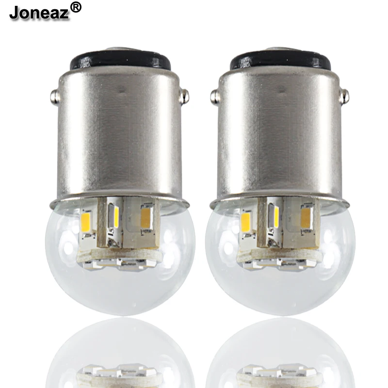 

5X s25 1157 BA15D P21W led bulbs light for car Reverse Backup Lights 1.5W 6v 12v 24v 36v 48v warm white 1.5W Turn Parking Lamp