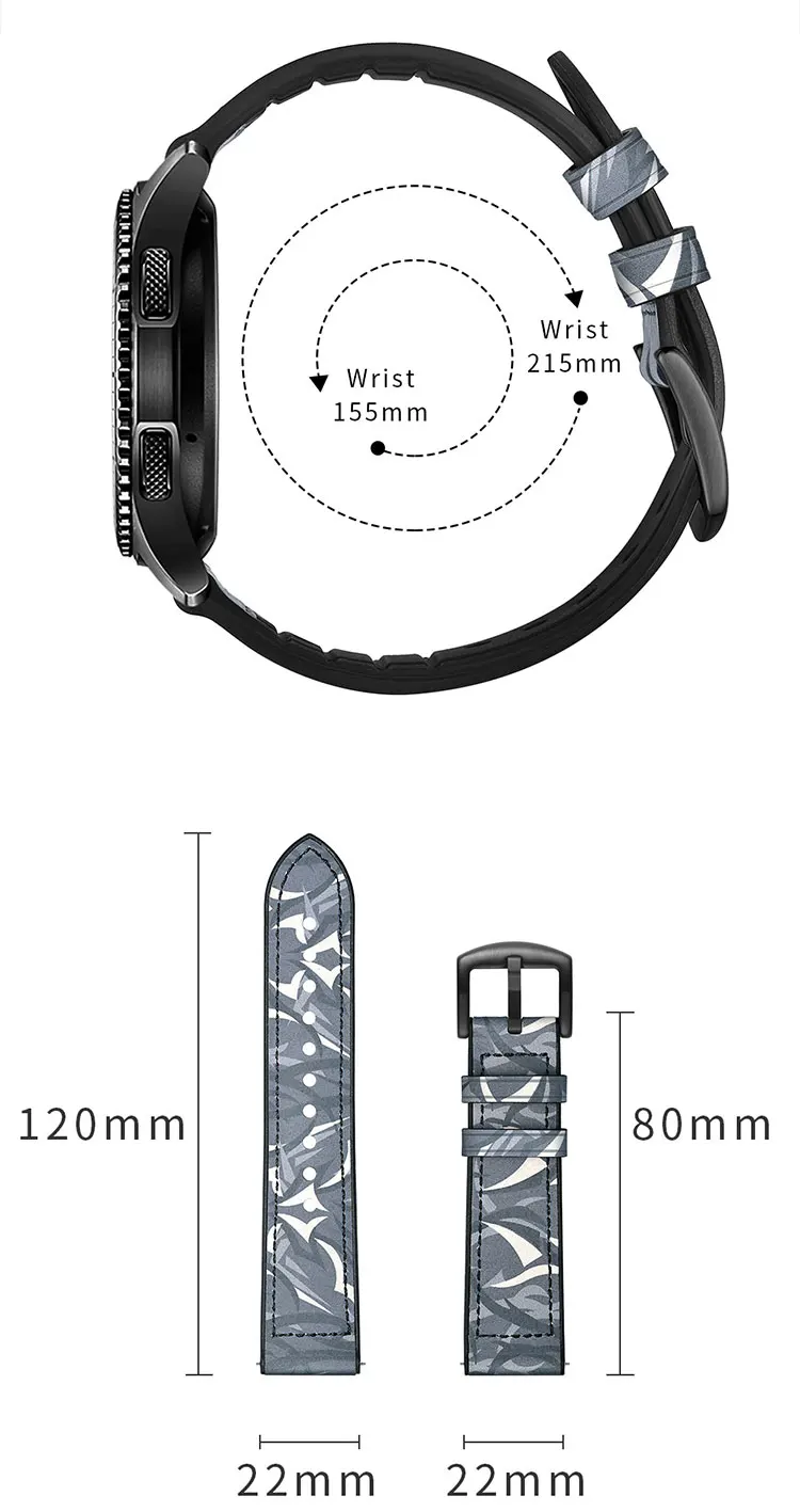 Geuine Leather with silicone wathc band        kol saati   For Apple series  (5)
