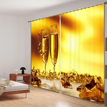 All Kinds Of Living Art Printing Blackout font b Curtains b font Living Room or hotel