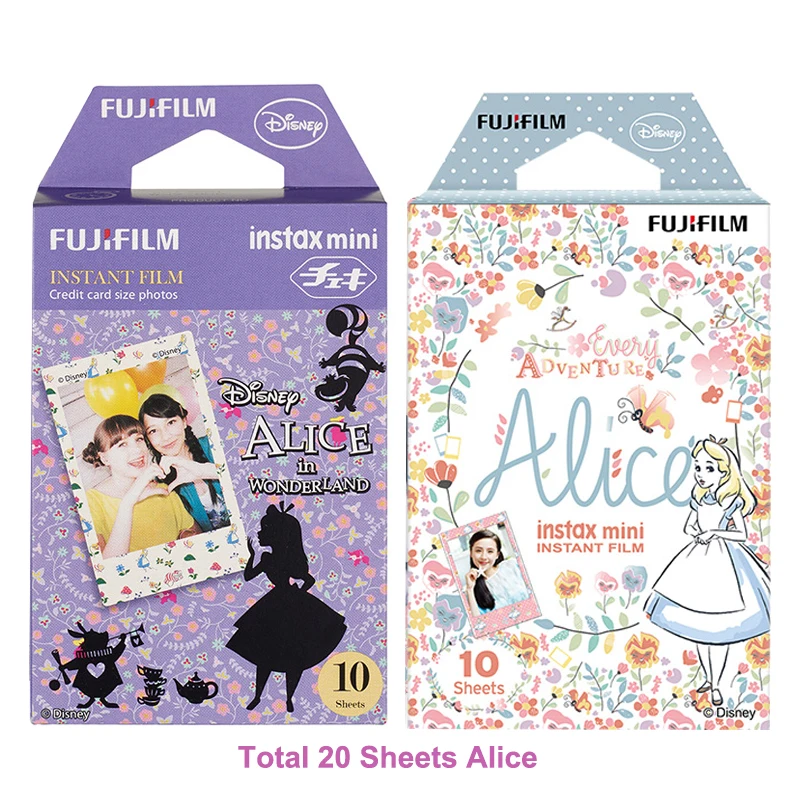 Fujifilm Instax Мини фильм 20 листов Alice Фотобумага для Fuji Mini 9 8 70 90 25 Фотоаппарат