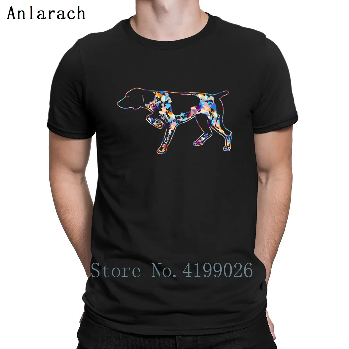 cheap German Shorthair Pointer Shirts T Shirt Summer Style Tee Shirt Unisex Customize Novelty Euro Size S 5xl Comical Loose Shirt