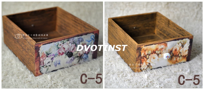 Dvotinst реквизит для фотосъемки новорожденных деревянный ящик из массивной древесины ведро Fotografia Bebe аксессуары для студийных фотосессий реквизит